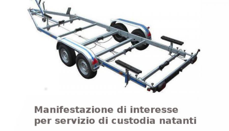 Manifestazione di interesse per custodia natanti Manifestazione di interesse per custodia natanti