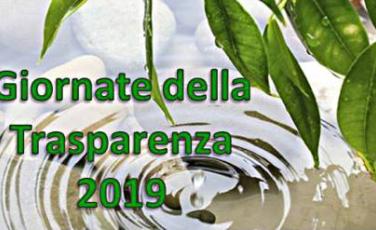Giornate della Trasparenza 2019 Giornate della Trasparenza 2019
