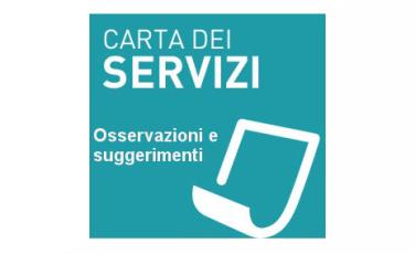 Carta dei Servizi 2017 in consultazione Carta dei Servizi 2017 in consultazione