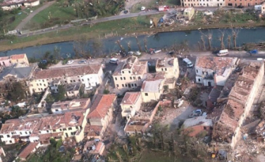 Danni del tornado in Riviera del Brenta Danni del tornado in Riviera del Brenta