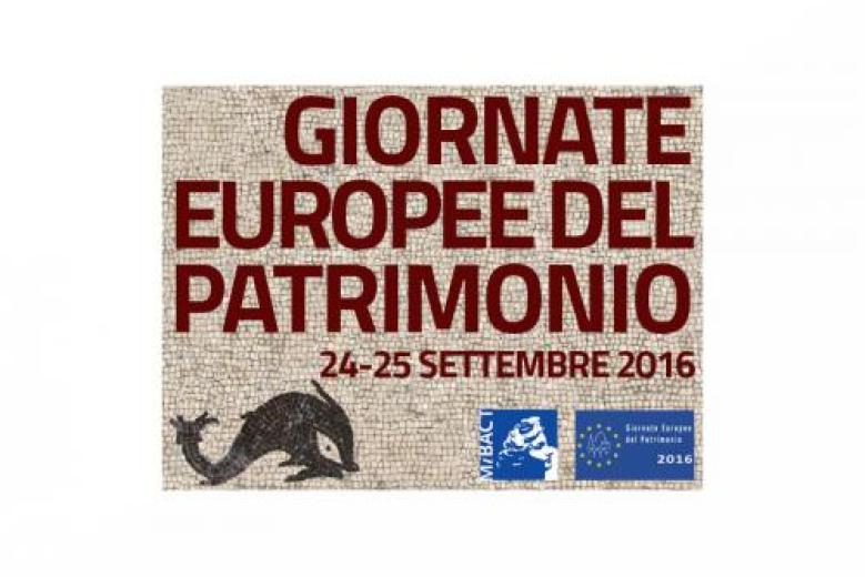 Giornate Europee del Patrimonio 2016 Giornate Europee del Patrimonio 2016