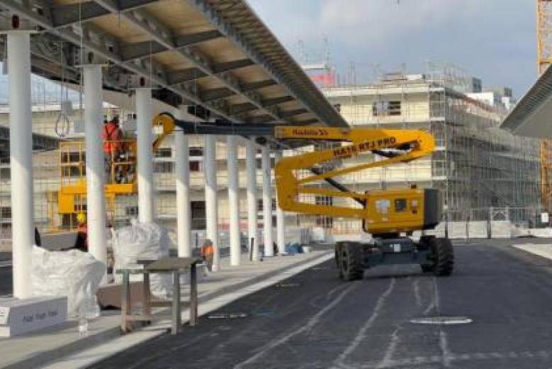 cantiere del nuovo terminal bus cantiere del nuovo terminal bus