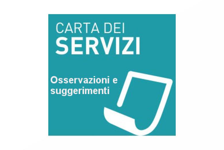 Carta dei Servizi 2017 in consultazione